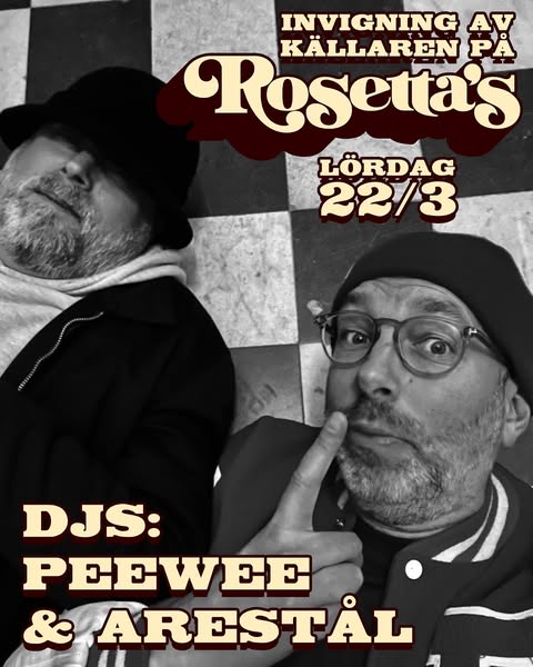 Peewee - Arestål - DJ - Rosettas